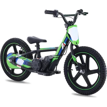 Children's Compact Electric Motocross Bike, 170/340W Power, Speeds up to 10/12 MPH, 24V Removable Battery, Dual Hand Brakes 1