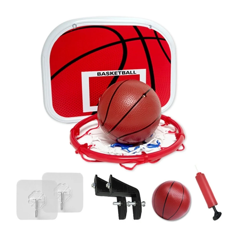 

Quiet Bounce Wall Basketball Set Safe Foam Ball for Children Play for Indoor Games and Exercise to Keep Kid Active