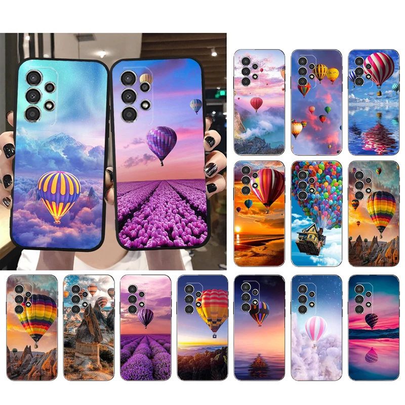 

Hot Air Balloon Phone Case For Samsung A73 A13 A14 A32 A71 A33 A52 A53 A72 A51 A22 A23 A34 A54 A52 Shell