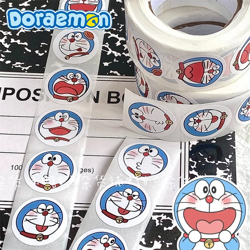 500 Pcs Doraemon Cartoon Stickers Kids Toy Stickers Various Cute Anime