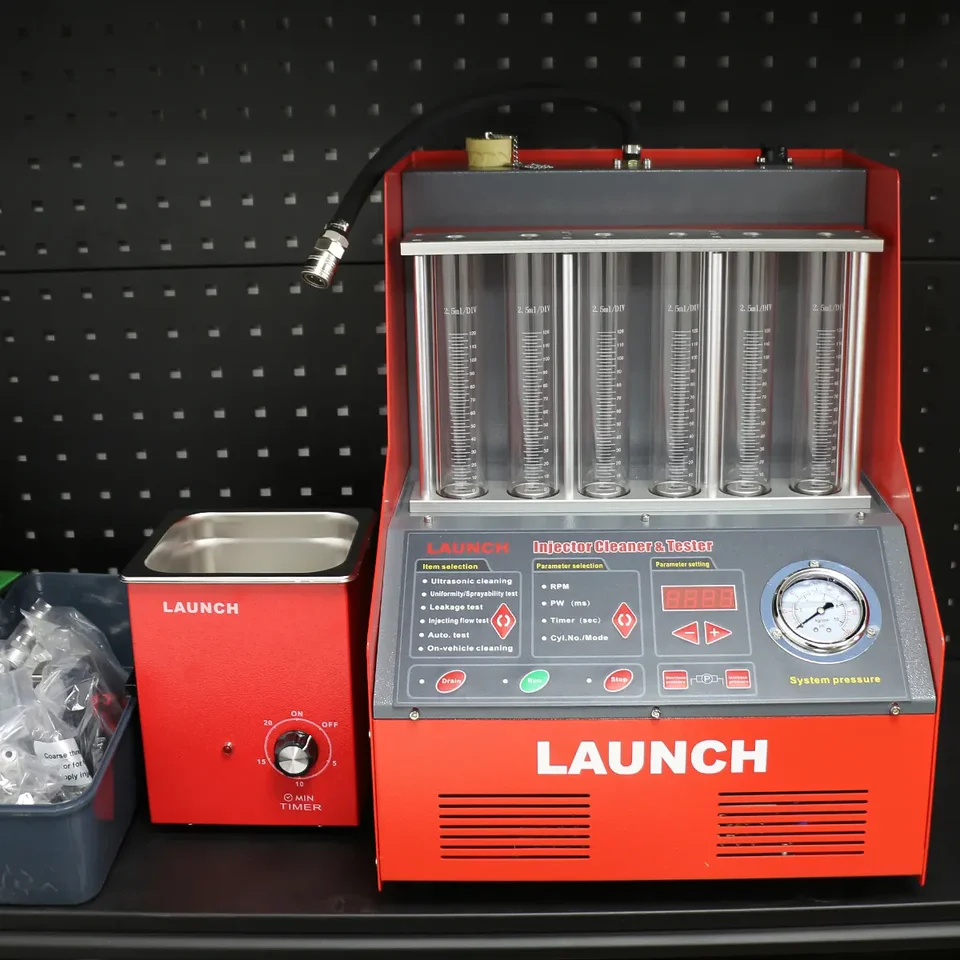 LAUNCH CNC-602A Ultrasonic Fuel Injector Tester & Cleaner Car Fuel