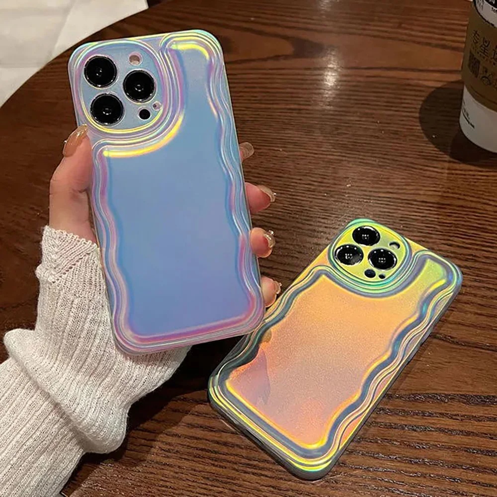 

Laser Phone Case For iPhone 14 Case For iPhone 11 12 13 14 Pro Max XS Max X XR 14 Plus 13promax 14promax Shockproof Soft Cover