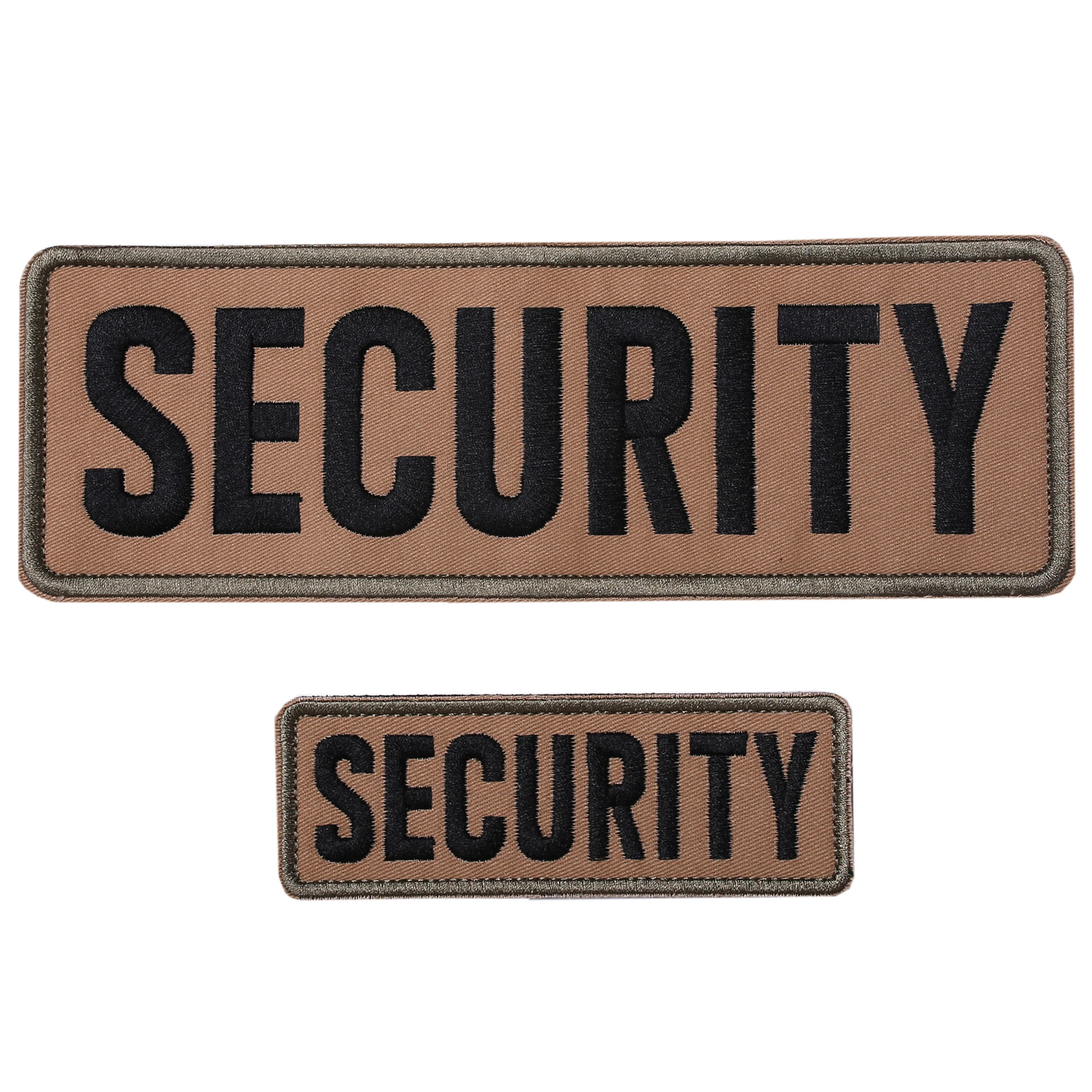 SECURITY Embroidery Hook Loop Emblem DIY Patches for Clothing