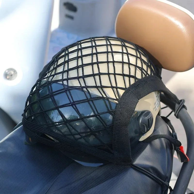 Car Storage Net Bag Between Seat Divider Pet Safety Rail Barrier Stretchable Elastic Mesh Bag Organizer Motorcycle Storage Net