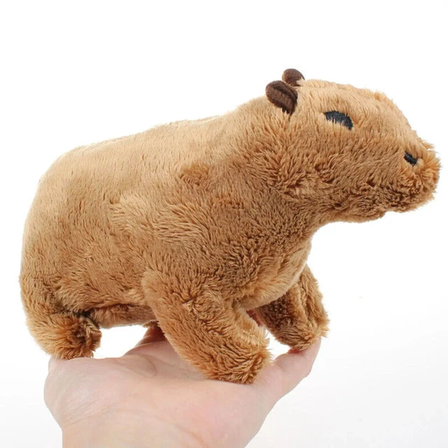 Echtes Leben flauschige Capybara Plüsch tier niedlichen Capybara Plüsch  puppen wilde Tiere Stofftiere Geschenk für Kinder und Freunde - AliExpress