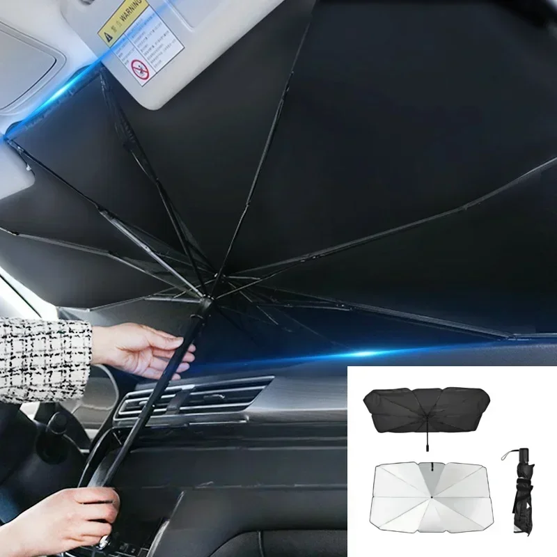 Car Sunshade Umbrella For Auto Shading Car Sun Shade Protector Parasol ...