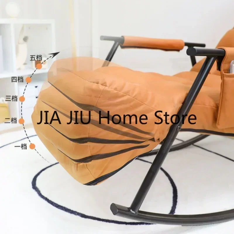 Lazy Sofa Chaise Lounge Rocking Recliner Balcony Home Chaise Lounge Relaxation Luxury Fauteuil Salon Terrace Furniture QF50TY