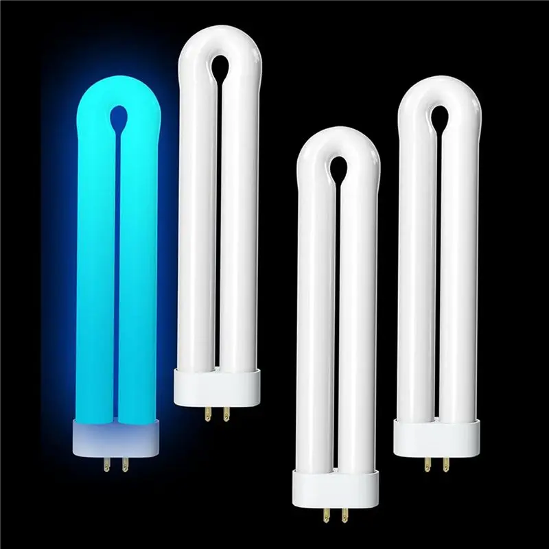 A36T-Bug Zapper 15와트 곤충 유인 램프용 교체 전구, 7.5인치 FUL 15W-BL U자형 전구(15Wht 8팩용)
