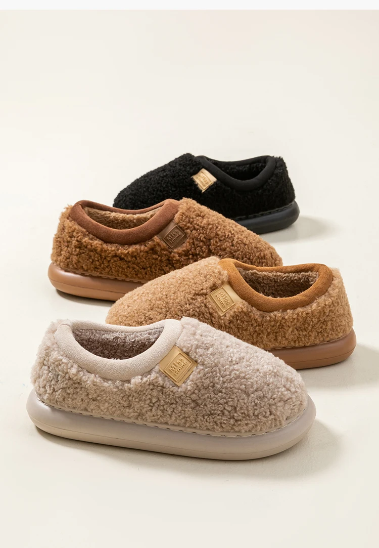 Cozy Fleece-Lined Slippers for Women