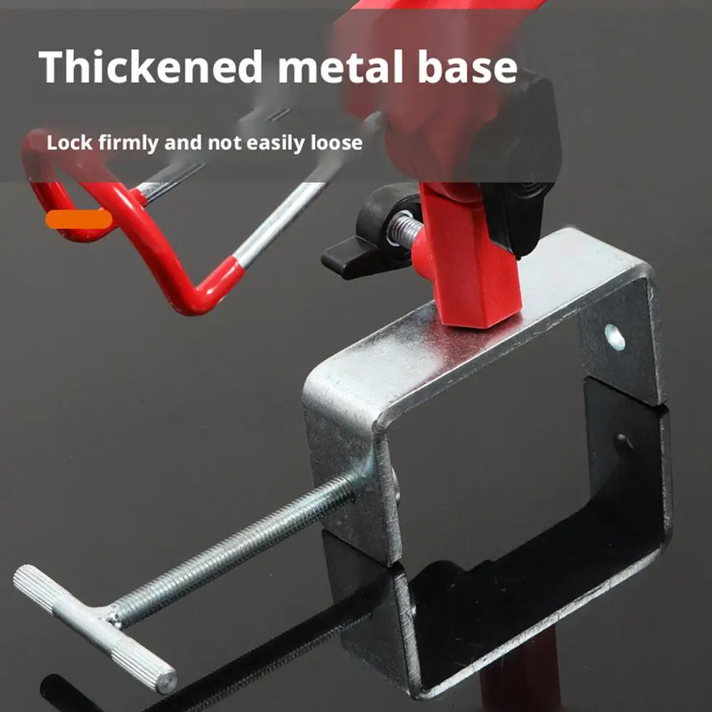 Verstellbarer Angelrutenhalter für Boote mit Rutschfester Metallbasis und Klemme für Rutenablage am Dock – Detail 13