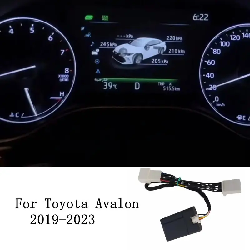 Per Toyota Avalon 19-22 Smart Car Tpms Sistema Di Monitoraggio Della Pressione Dei Pneumatici Digital Lcd Dash Board