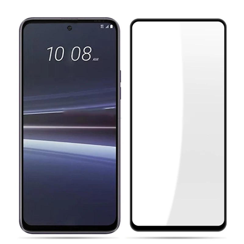 Vetro Temperato 9D Per Htc U23 Pro Pellicola Salvaschermo Trasparente Con Bordo Nero Per Htc Htc U23Pro Pellicola Protettiva Antigraffio Anteriore