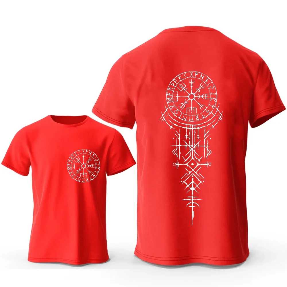 Viking Runic Compass Graphic T Shirts Funny Trip Tshirts Short Sleeve Tops Fashion Casual Harajuku T-shirts Men Brand T-shirts 3