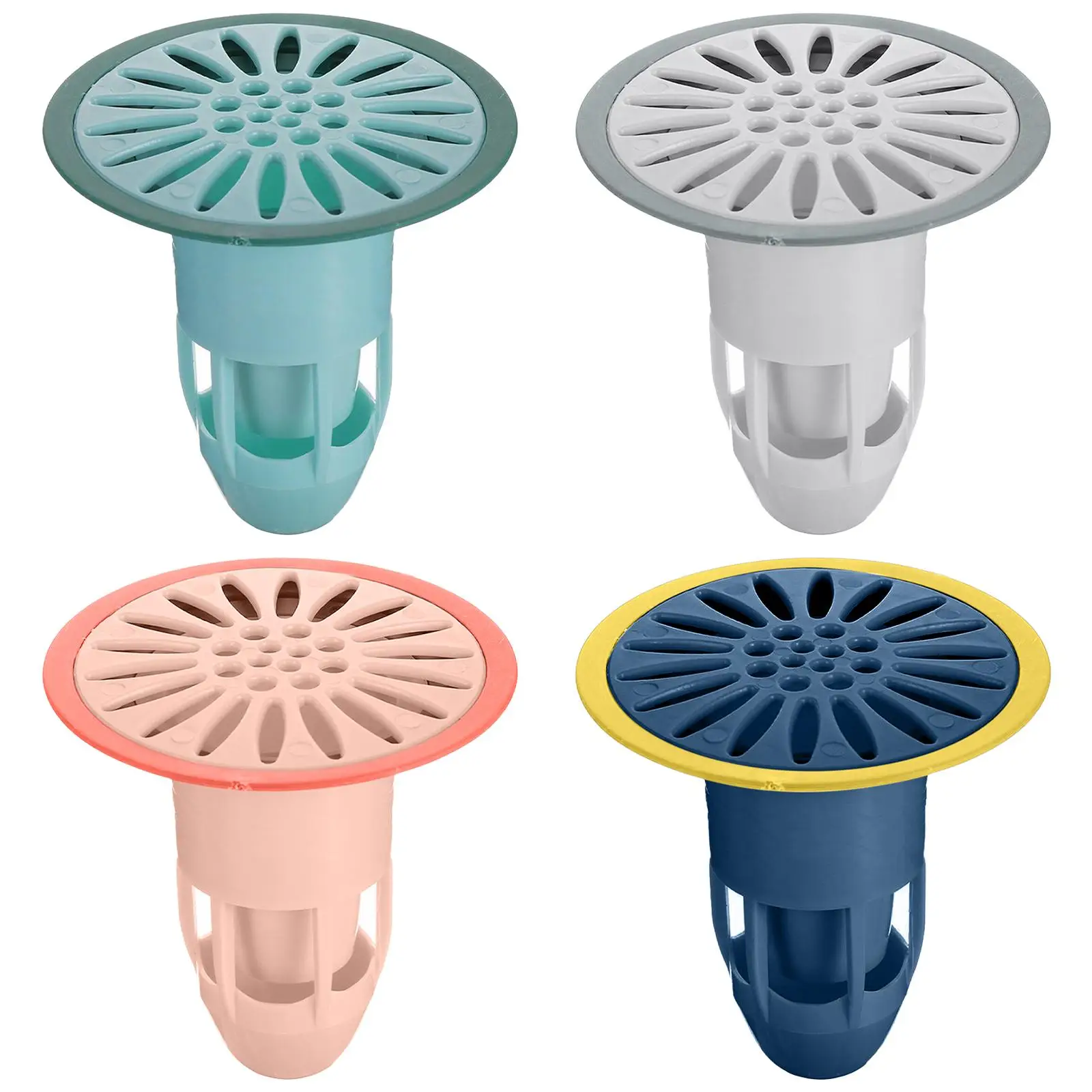 Deodorization Floor Drain Anti-Odor Anti Clogging Sewer Sink Strainer Universal Bathtub Drain Filter for Bathroom