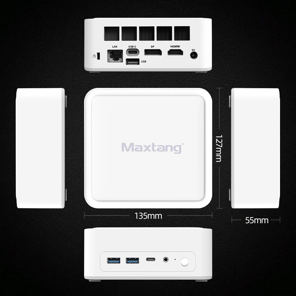 AMD Ryzen 7 8845HS ミニ PC AI エンジン 32GB DDR5 Windows 11 Pro