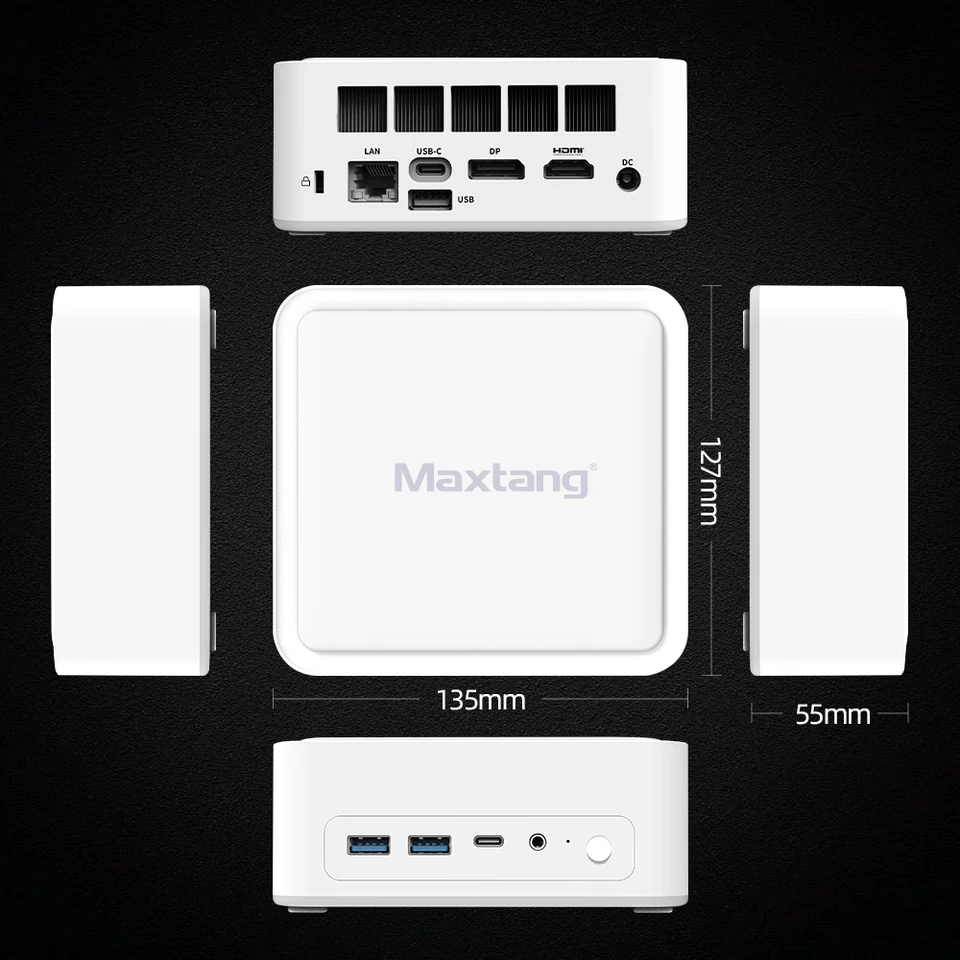 AMD Ryzen 7 8845HS ミニ PC AI エンジン 32GB DDR5 Windows 11 Pro