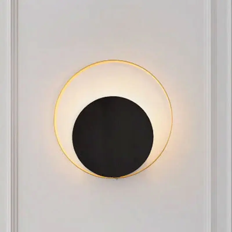 Indoor LED Wall Lamp Living Room Decoration Wall Light Home Lighting Fixture Round Loft Stair Bedroom Bedside Lights AC90-260V - 2