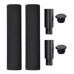 Electric Scooter Anti-Slip Handlebar Grip Extension Cover (Black set)