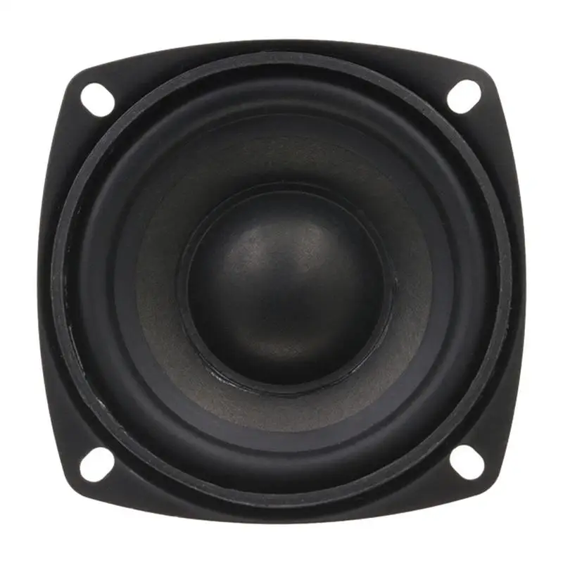 

Car Subwoofer Speaker Square 3-inch subwoofer King Kong roasted black 20-core rubber edge speaker Frequency Car Speakers