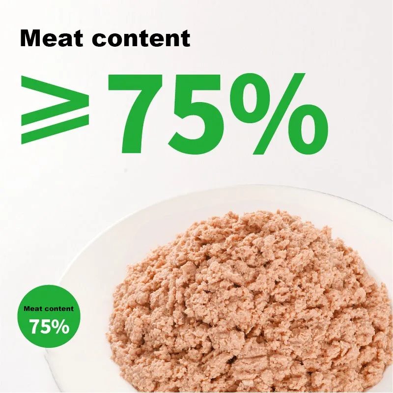 RedDog Little Green Cans Kitten Young Cat Wet Food Salmon Chicken nutritional Formula Gain Weigh Cat Liquid Snacks 170g