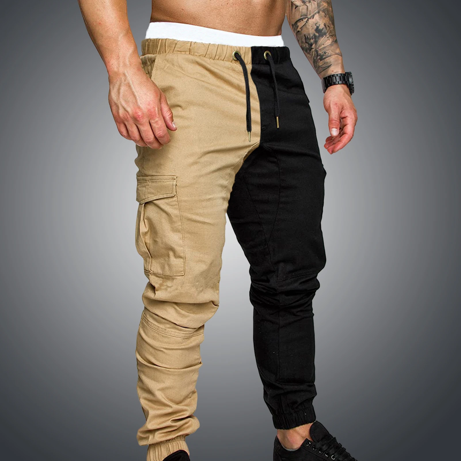 Men Pants New Fashion Men Jogger Pants Men Fitness Bodybuilding Gyms Pants For Runners Clothing Autumn Sweatpants Size 3XL 3