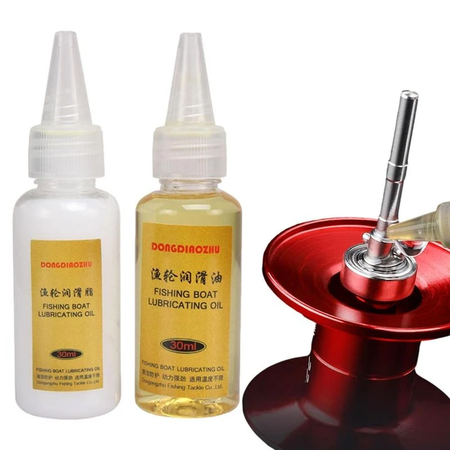 Reel Grease And Oil Reel Care Fishing Reel Cleaner Lubricator 2 Pcs Butter Grease  Reel Oil And Lube Cleaner Fishing Accessories - AliExpress