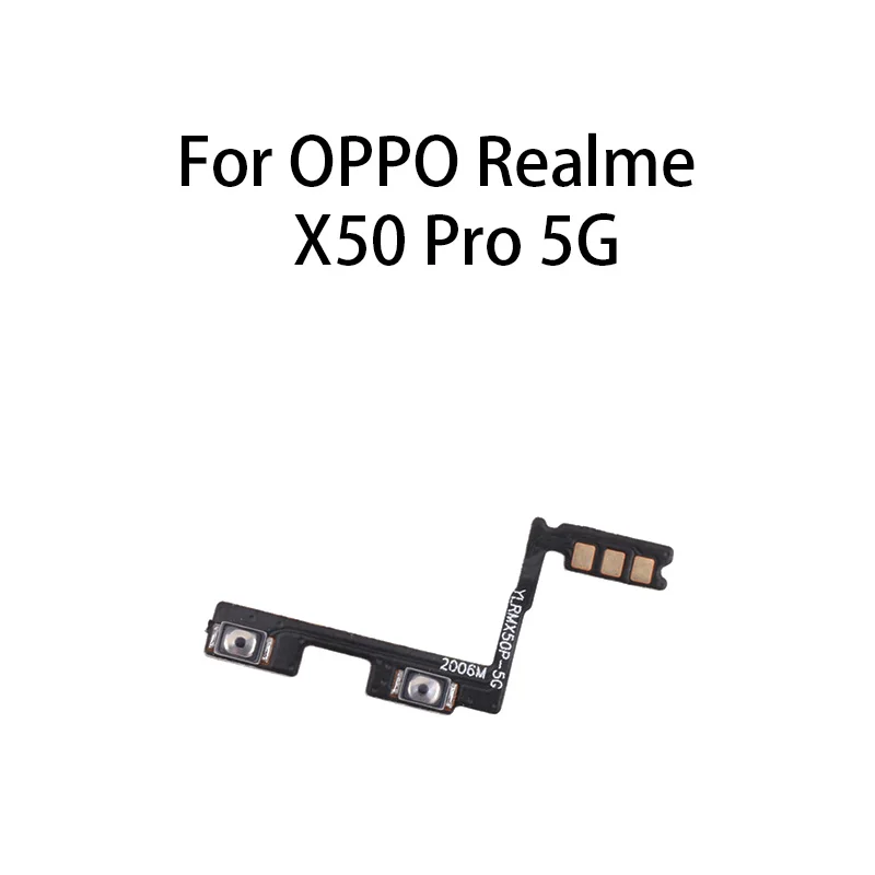 Mute Switch Control Key Volume Button Flex Cable For Oppo Realme X50 Pro 5G / Rmx2075 Rmx2071 Rmx2076