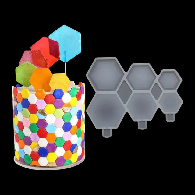 Kerek Szerelmi Csillag Epoxi Penész Diy Csokoládé Korall Sajt Nyalóka Szilikon Torta Dekorációs Kiegészítők Sütési - Image 2