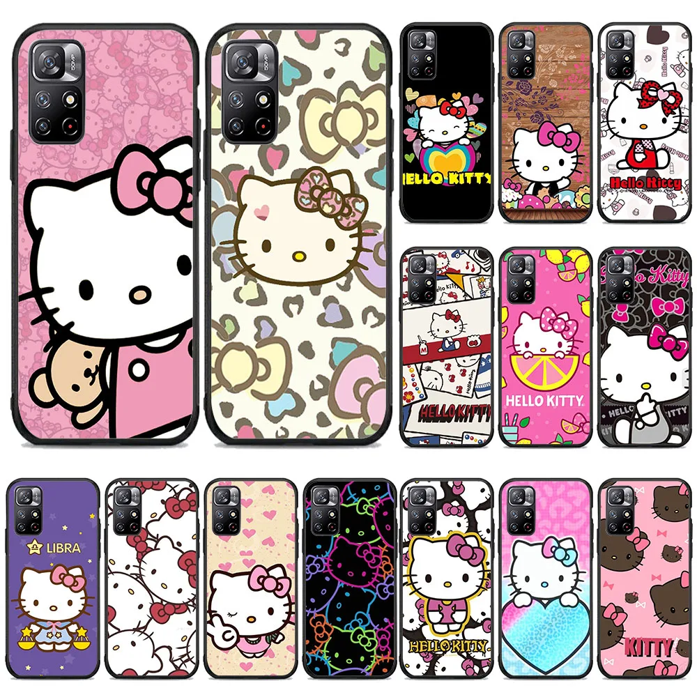 Bw-14 Cute Kitty Custodia Morbida In Silicone Per Redmi Note 7 7A 8 8A 9 Power S2 9A 9T 9C 10A Pro Max
