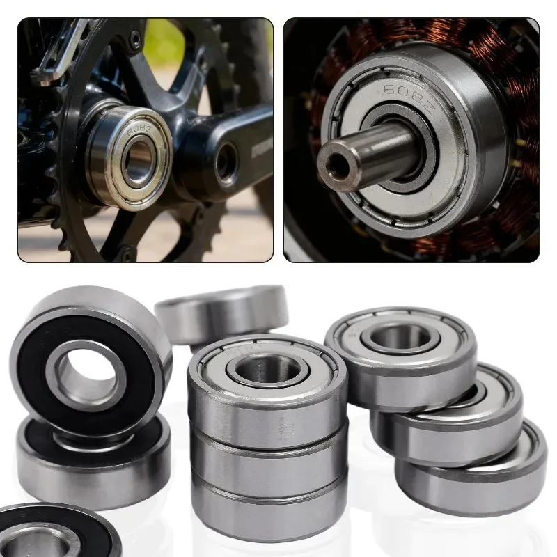 10/5Pcs 608ZZ 608RS Bearings for Electric Scooter Skateboard Wheel High Speed Low Noise Metal Double Shielded Ball Bearings