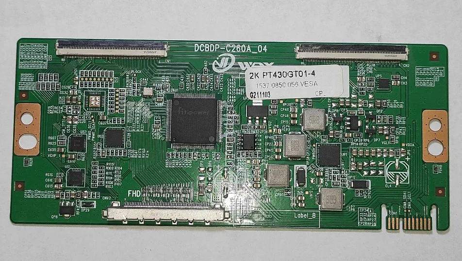 

Free shipping! DCBDP-C260A_04 PT430GT01 HUIKE LCD T-CON 43 inch logic board