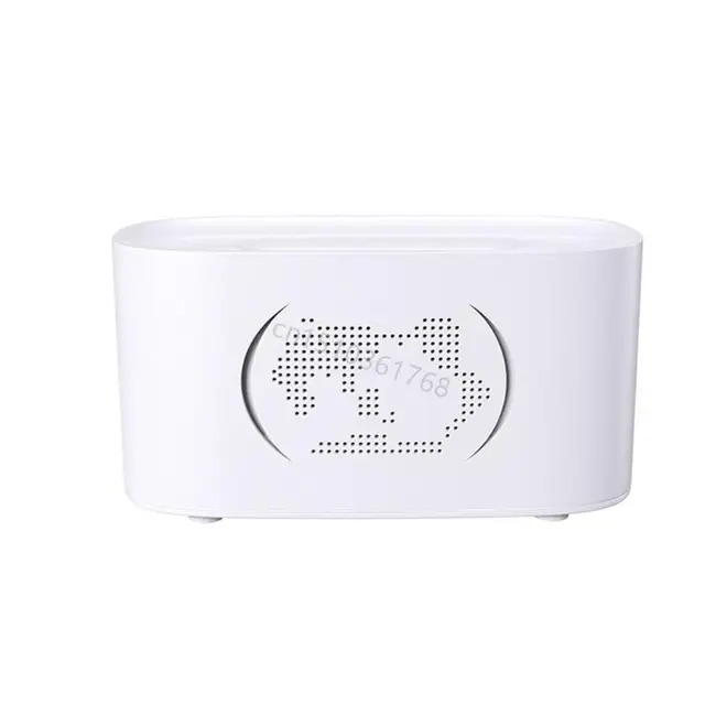Quiet Operation 160ml Aromas Diffuser with Simulated Flame Desktop Humidifier 517C 6
