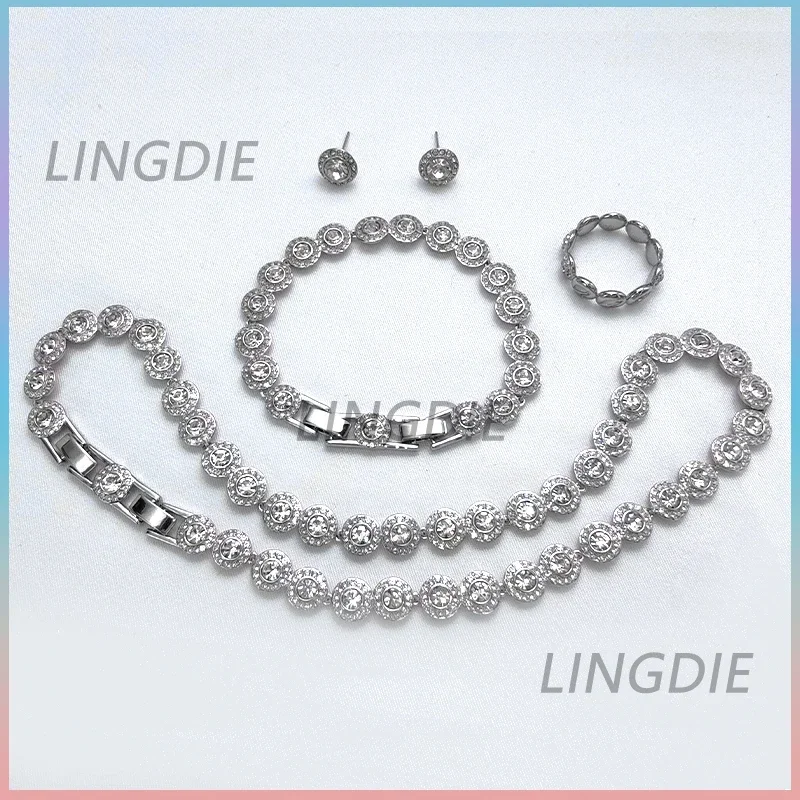 2025 EU high quality jewelry set exquisite luxury wedding jewelry simple and elegant jewelry set 1