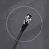100Pcs/Box 2-in-1 Ear Digging Spoon Double Ended Cotton Stick Spiral Ear Cleaner Disposable Cleaning Black And White Cotton Swab 5