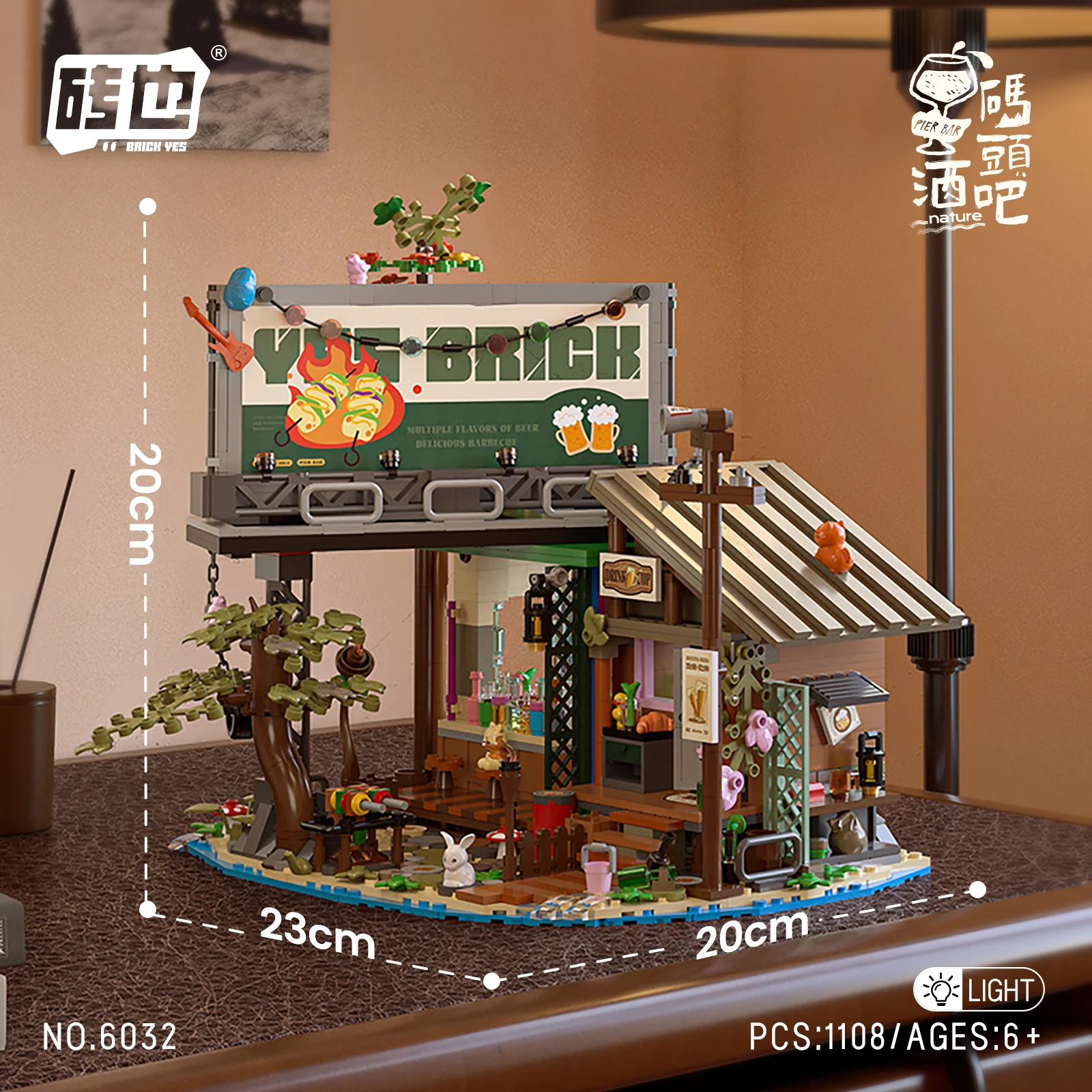LED Building Blocks Set with Lights for Adults and Kids