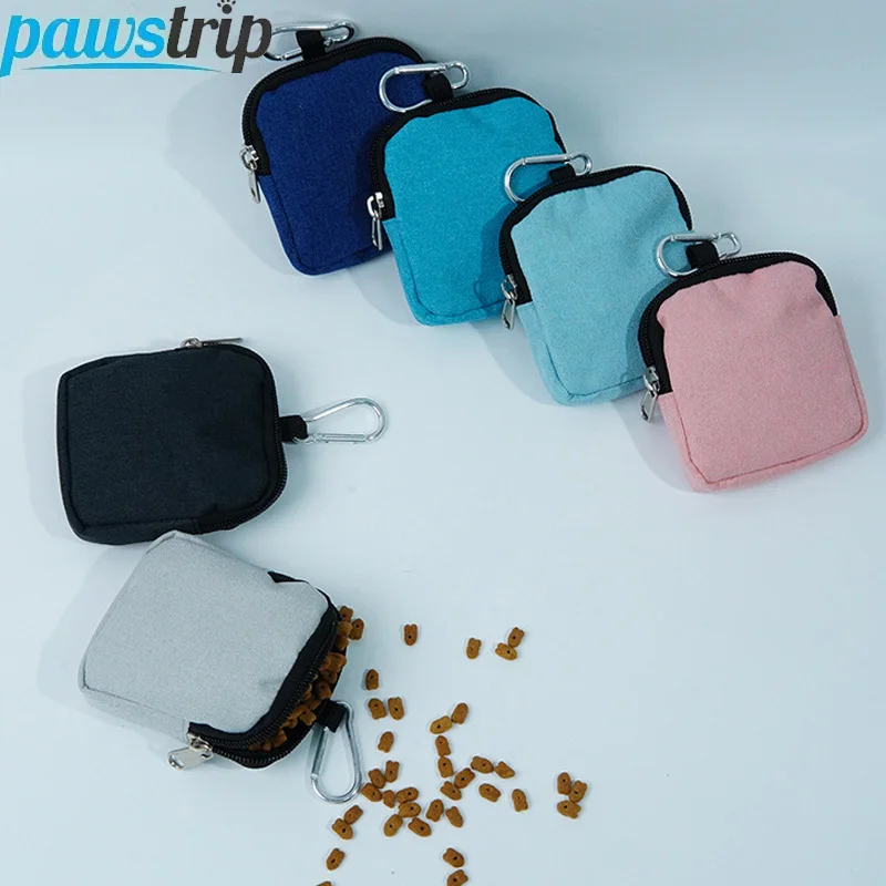 Portable Dog Treat Bag Outdoor Puppy Snack Bag Multifunctional Dog Reward Bags Training Waist Bags Pet Supplies