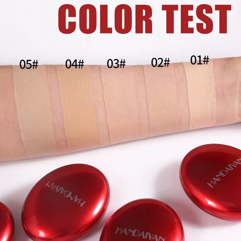 Face Air Cushion Foundation 6 Colors Concealer Lasting Full Coverage Liquid Moisturizing BB Cream
