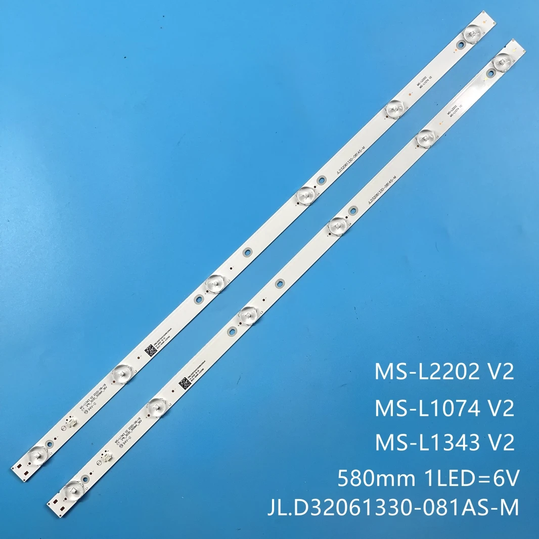 

TVs LED Backlight Strips MS-L1343 V1 V2 8D32-DNWR-A3206B 32" LED TV Bars CY 2*6_3030_300MA_36V Bands Rulers JL.D32061330-081AS-M