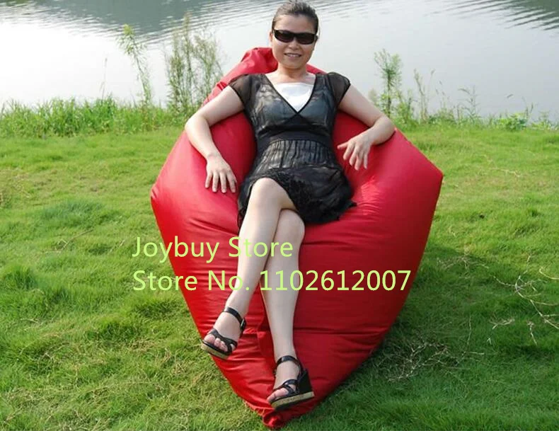 Waterproof Big Size Square Lazy Sofa Bean Bag Solid Chair Covers Without Filler/Inner Puff Couch Tatami for Outdoor