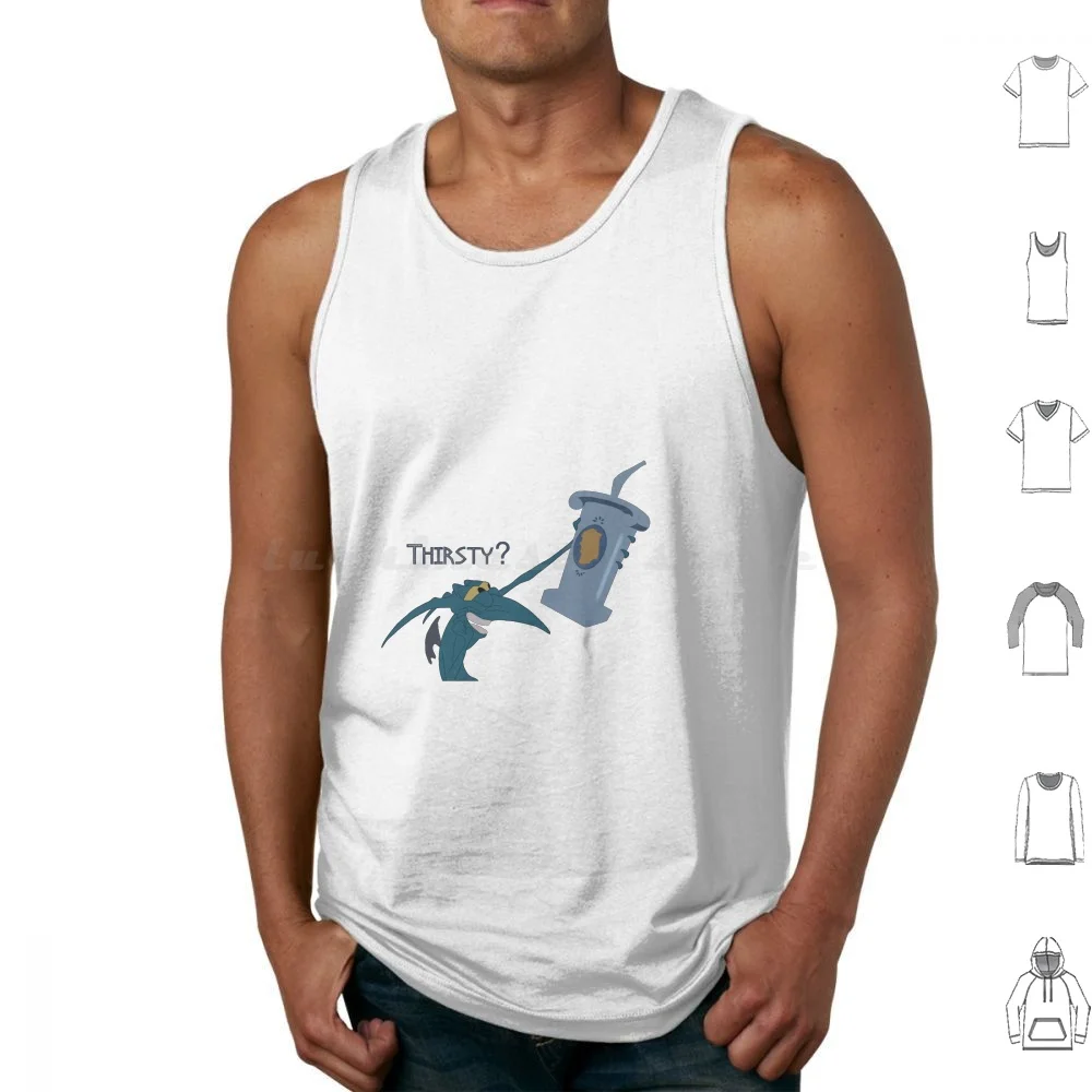 Tank Tank-Panic Top Print Cotton Hercules Pain Panic We Worms Senza Valore Walt World Land Meg Hades Thiressed