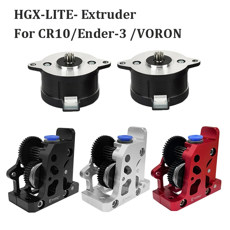 High-Performance Dual Gear Extruder with Hard Steel Reduction Gear & High-Speed Motor
