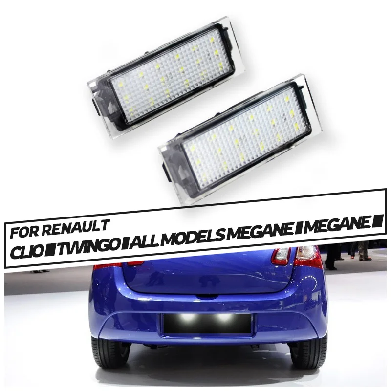 Luce Targa A Led Per Auto Per Renault Megane 3 Clio Laguna 2 Megane 3 Twingo Master Vel Satis