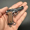 New 1:3 92F Metal Keychain Model Toy Gun Miniature Alloy Pistol Collection Fidget Toy Pendant Christmas Gifts 2
