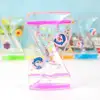 Timer Moving Drip Oil Hourglass Liquid Bubble Kids Toy Home Office Desk Decor Drip Oil Hourglass Liquid Motion Bubble Desk 4