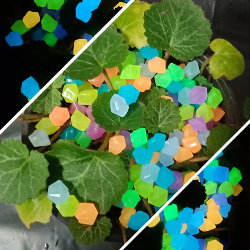 Glow Stones Garden Decoration Decorative Stones Artificial Stones 100 Pcs