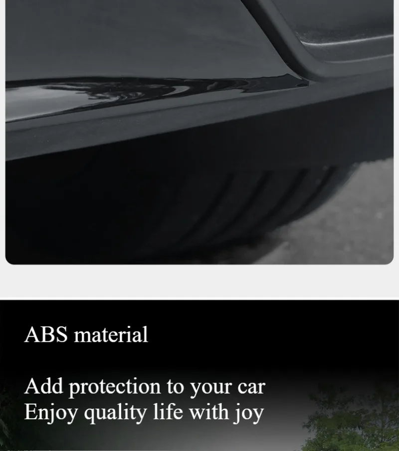 For Tesla Model Y Juniper/Launch 2025 Rear Bumper Spoiler Rear Lip Surround Rear