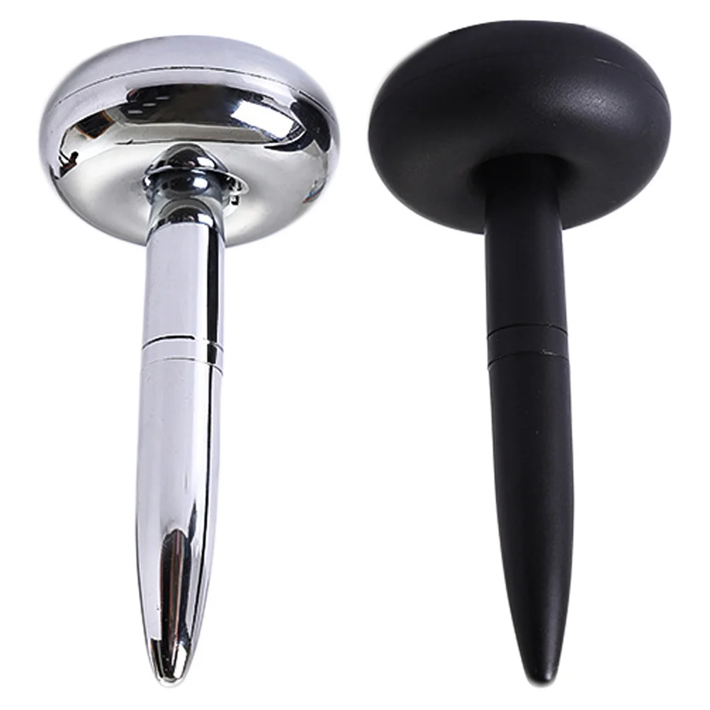 

2 Pcs Suspension Black Suits for Men Fidget Point Adults Metal Pp Ballpoint Office Writing