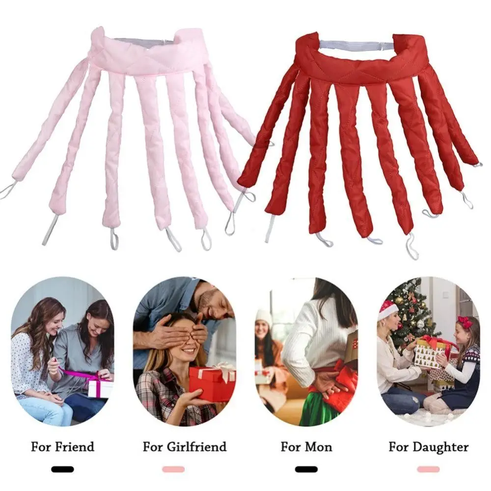 Fashion Heatless Lazy Hair Curler Octopus Soft Wave Curling Stick DIY Curls Silk Ribbon Lazy Hair Styling Tools