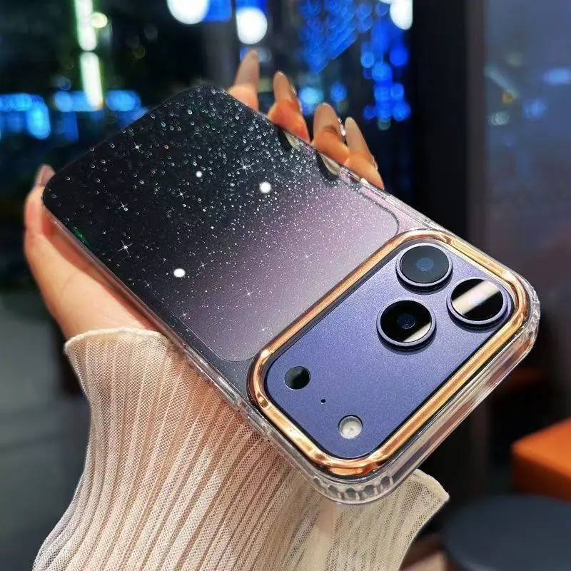 Dreamy Star Sky Gradient Glitter Shockproof Bling Case