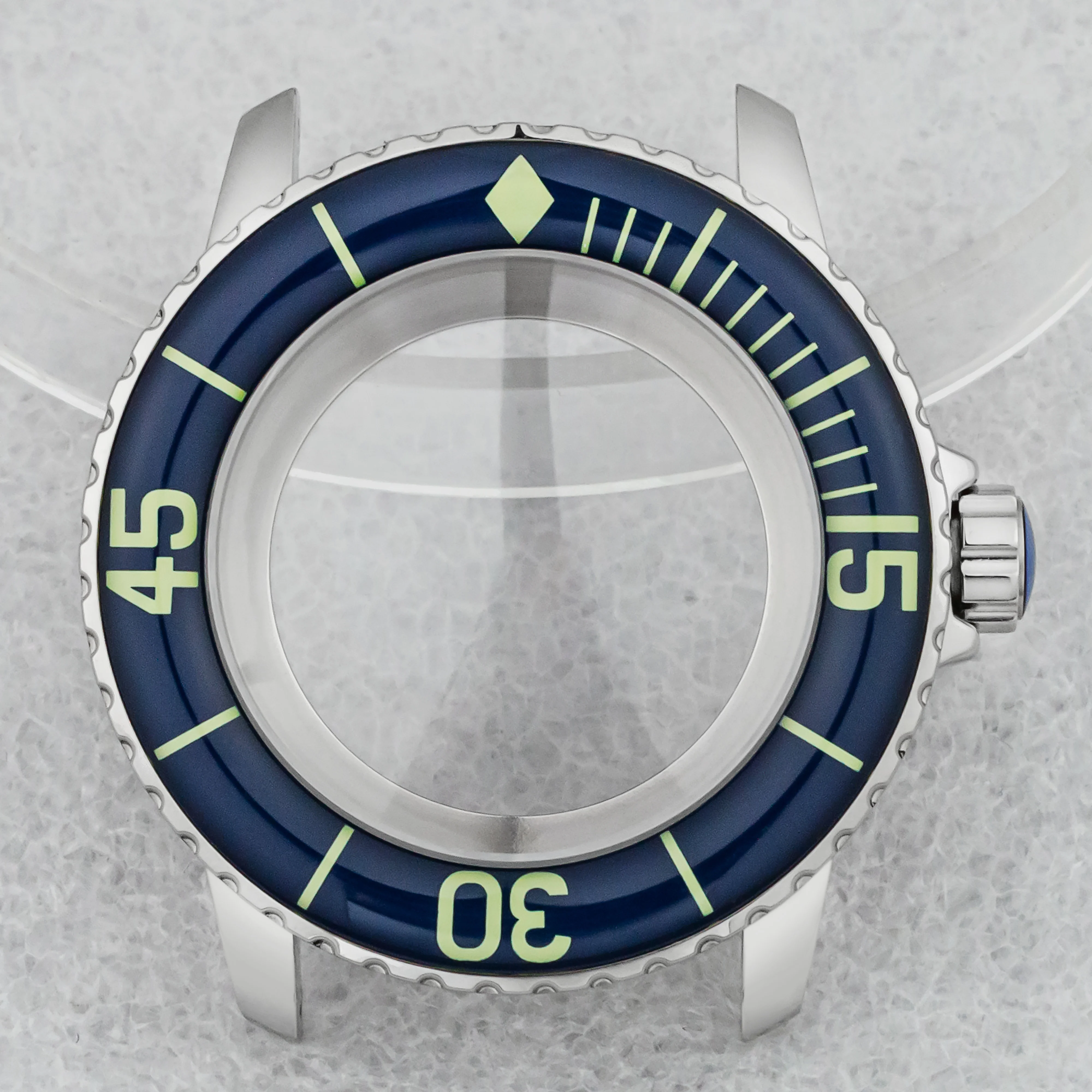 Premium 45mm Stainless Steel 10ATM Waterproof Watch Case